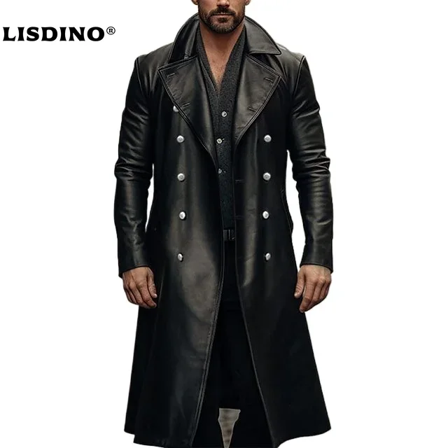 Leather Jacket Men Winter Flee - Winter Clothing Pk ulasan dan harga