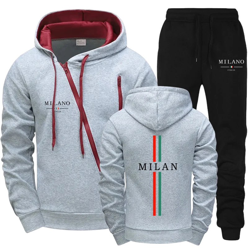 Men Tracksuit Sets Fashion Cas - Winter Clothing Pk ulasan dan harga