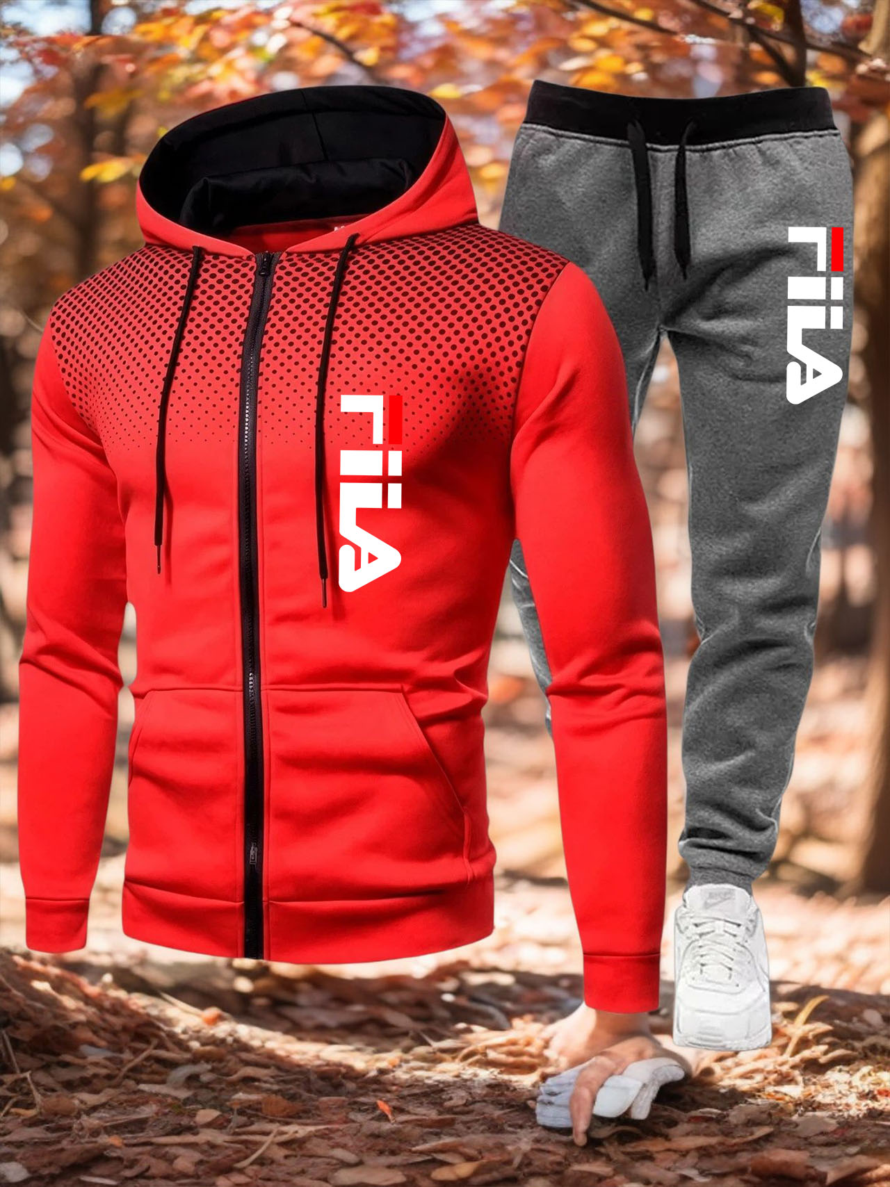 Men Zipper Casual Jacket Two P - Winter Clothing Pk ulasan dan harga