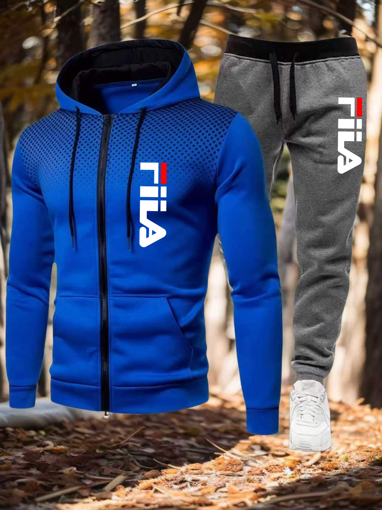 Men Zipper Casual Jacket Two P - Winter Clothing Pk ulasan dan harga