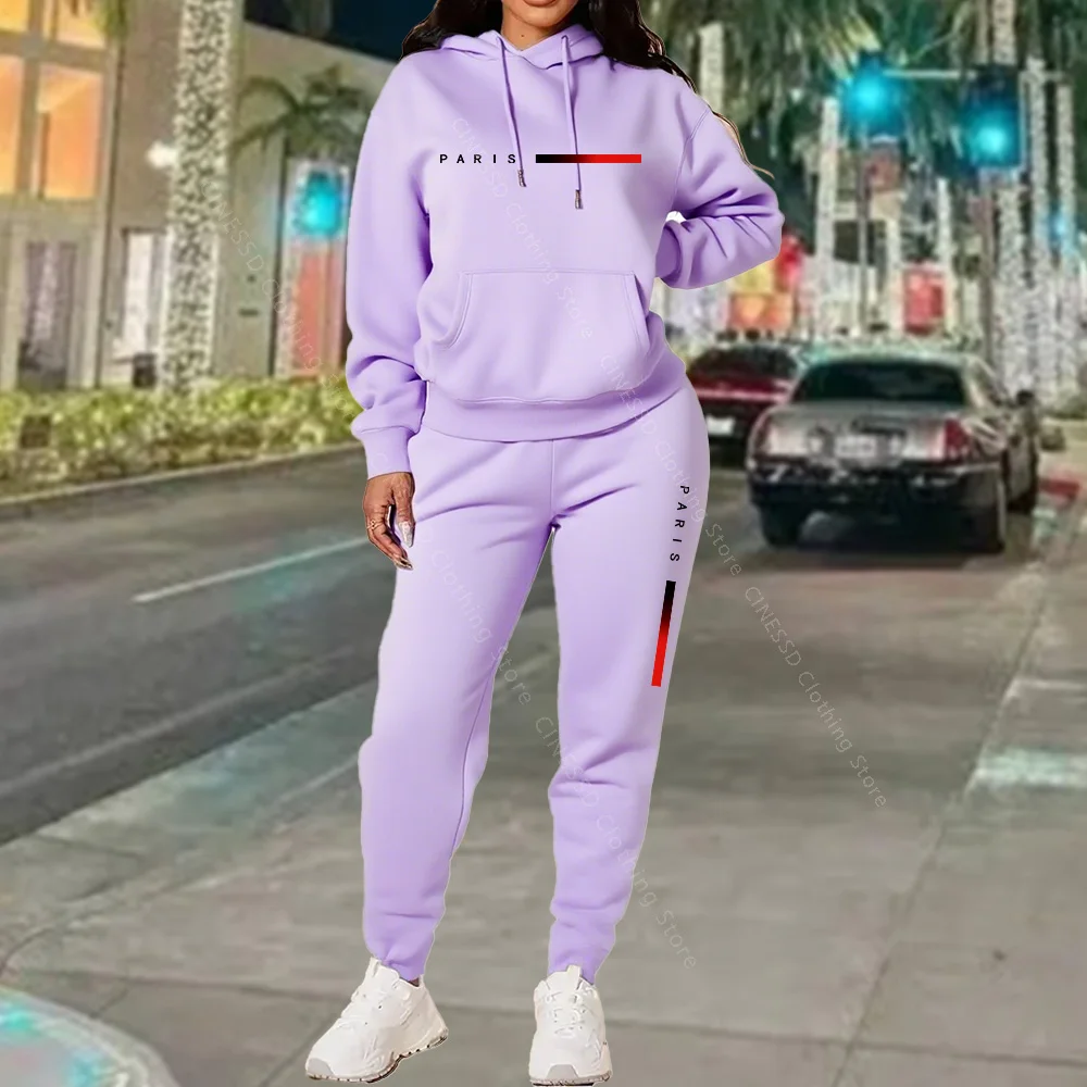 New Women's Sets Hoodie and Pa - Winter Clothing For Women ulasan dan harga