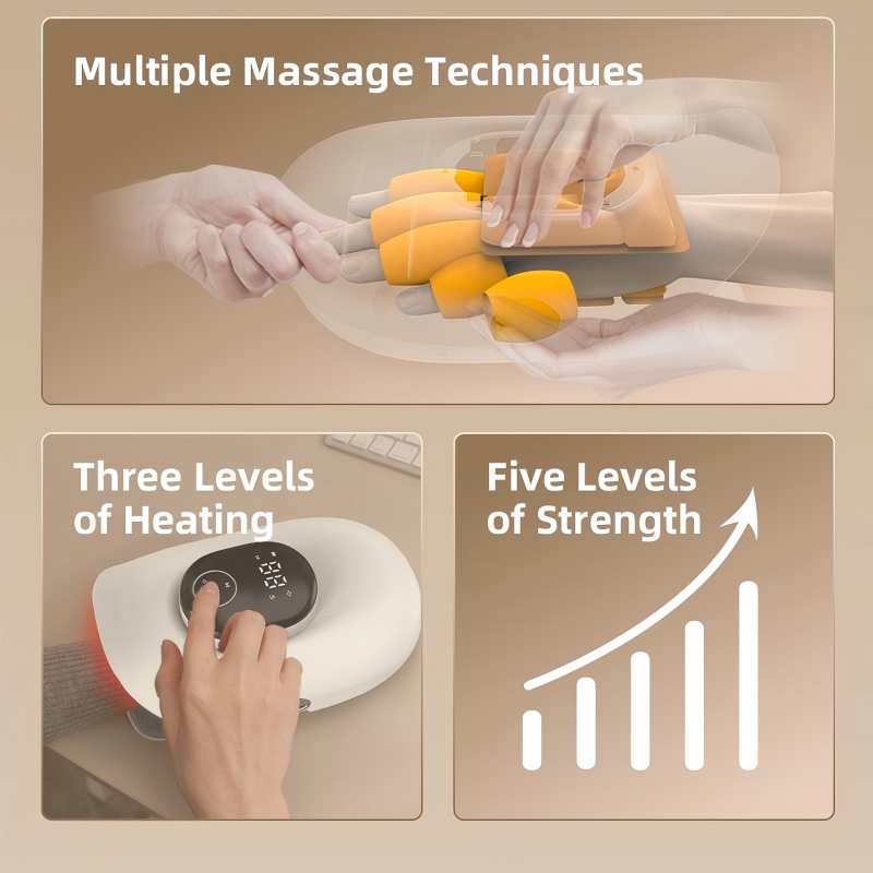 Smart Hand Massager with Heat  - Heated Gloves Electric ulasan dan harga